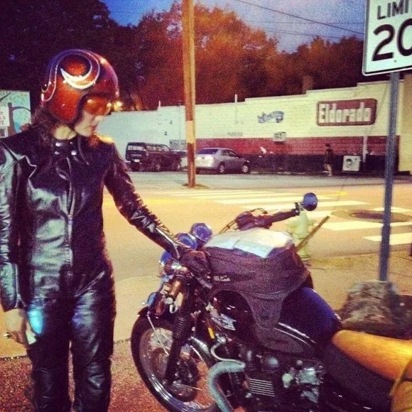 VANSON black LEATHER CATSUIT